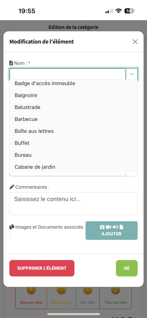 inventaire immobilier